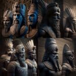 Human Depiction of Sumerian Gods
