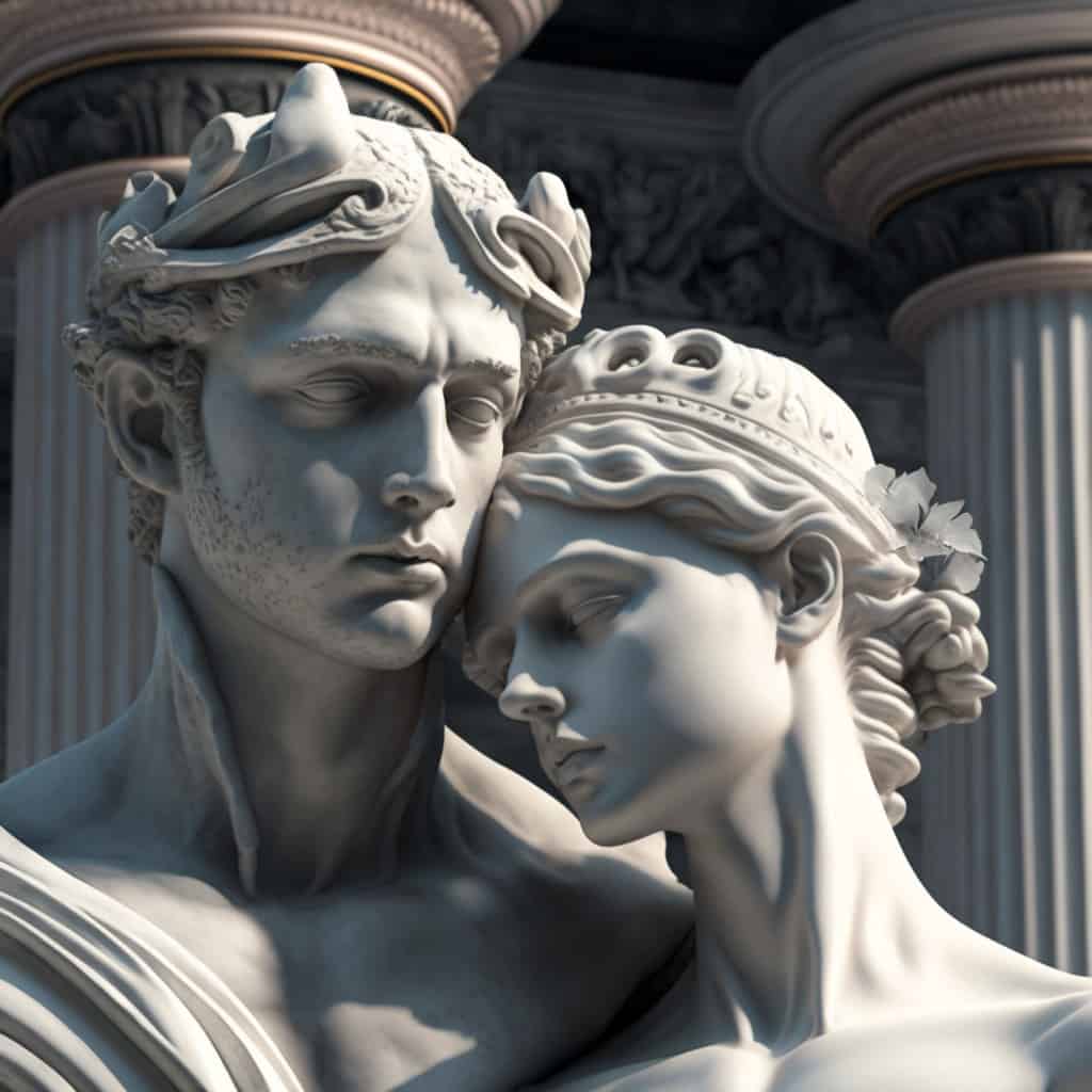 Pygmalion and Galatea story