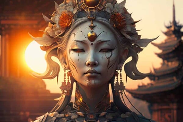 Amaterasu, The Japanese Sun Goddess
