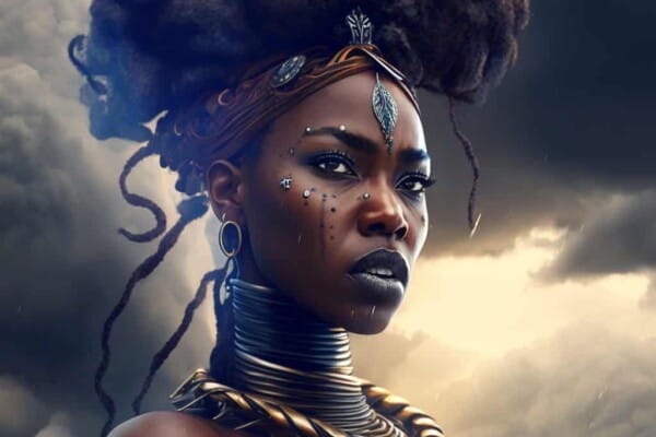 Oya, the African Goddess of Weather, Wind and Storms