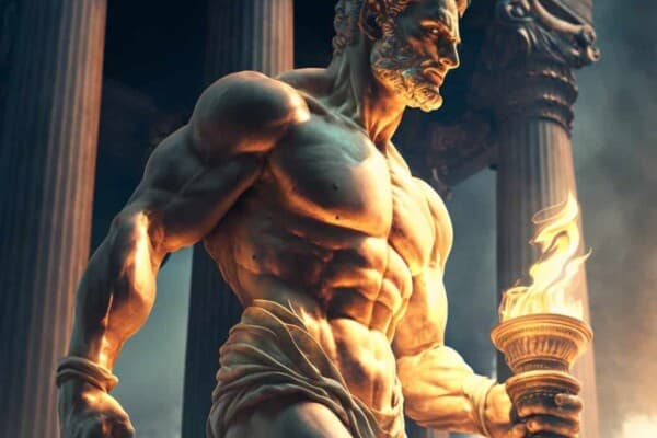 Prometheus, the Titan God of Fire